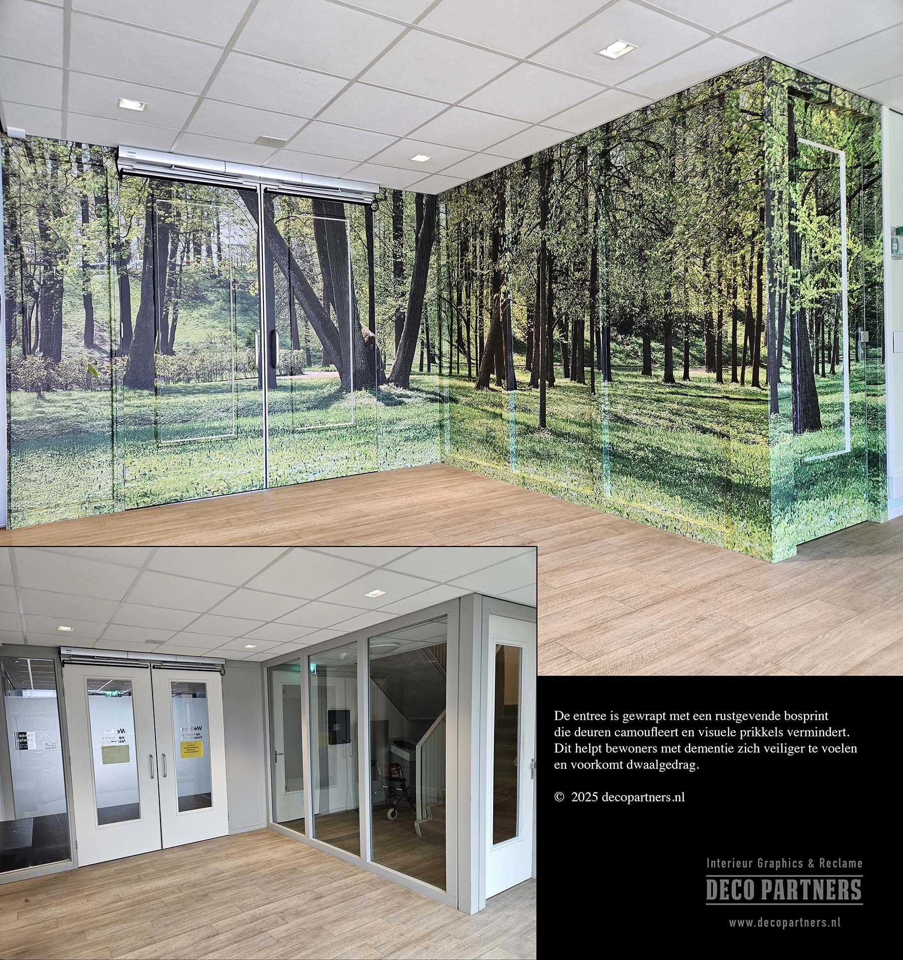 wrappen entree verzorgingshuis